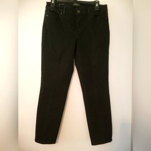 Talbots size 8p slim ankle black jeans